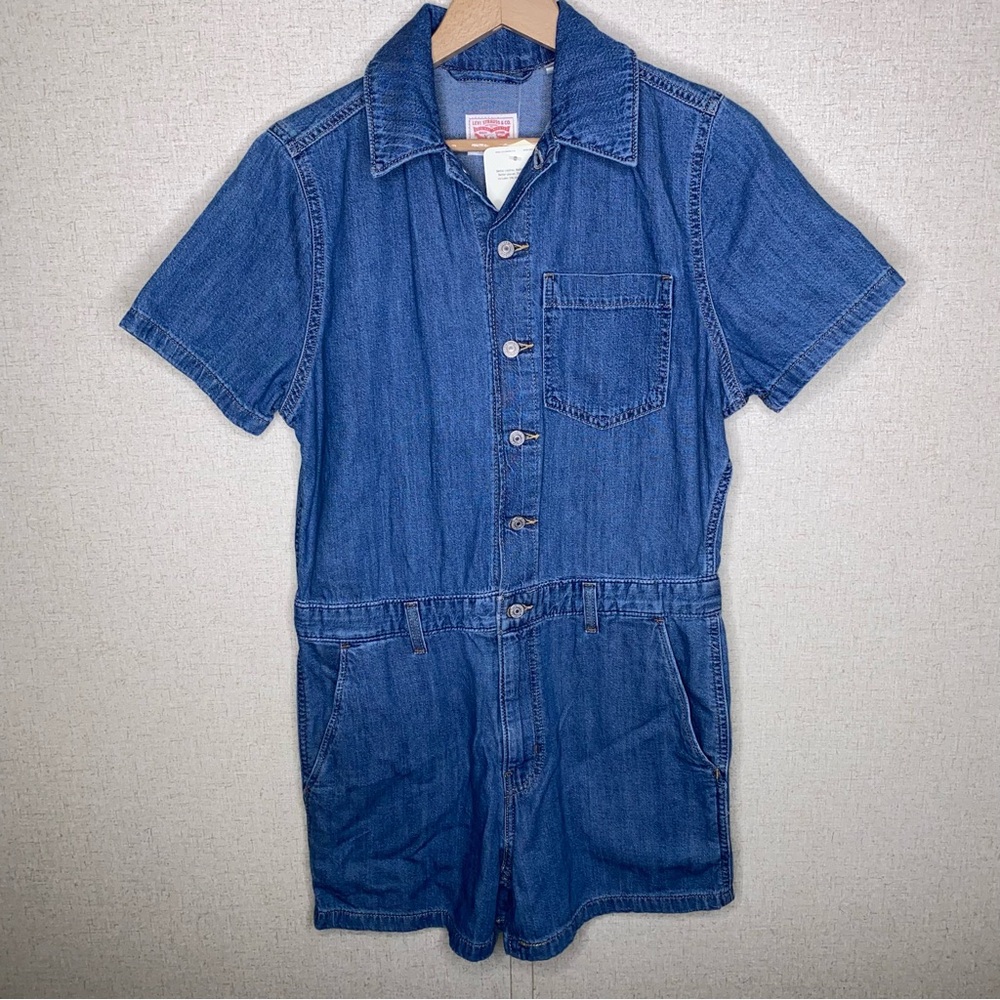 Levi's Blue Denim Jumpsuit